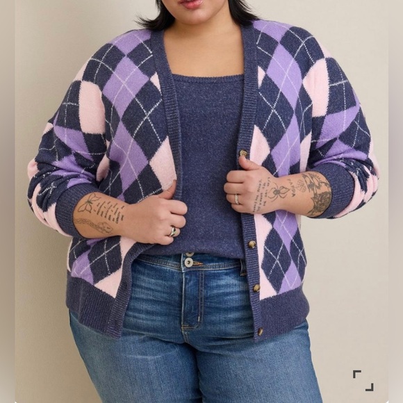 ✨SOLD✨🆕NWT🔖Fabulous Torrid Vegan Cashmere Cardigan - 3x - Picture 1 of 8